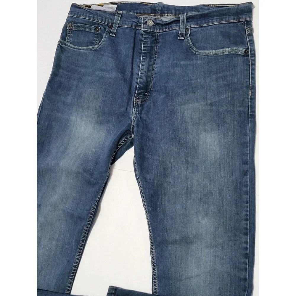 Levi's 502 Regular Taper Stretch Denim  Blue Jeans  Size Men's 38x30 Water  less